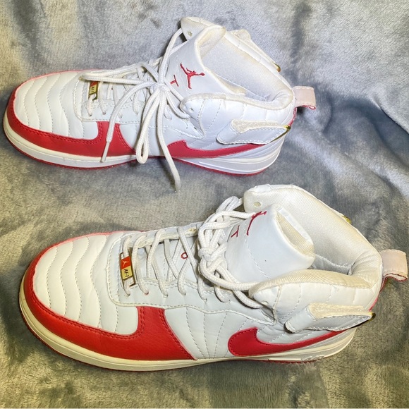 RARE Nike Air Jordan fusion best of both worlds af7 red and white 2007 - Picture 8 of 15